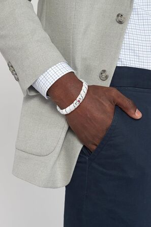 Браслет чоловічий Tommy Hilfiger з нержавіючої сталі з іконкою прапора – срібний або золотий