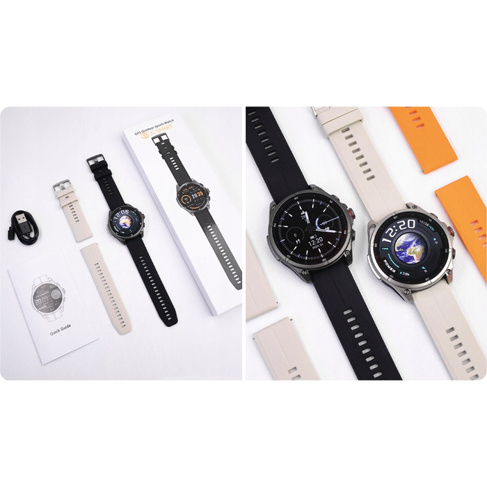 Смарт-годинник JG Smart Apex GPS для чоловіків, чорний