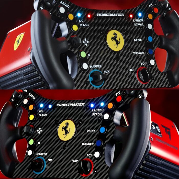 Кермо Thrustmaster Ferrari 488 GT3 - офіційно ліцензоване, для PC, PS5, PS4, Xbox Series X|S, Xbox One