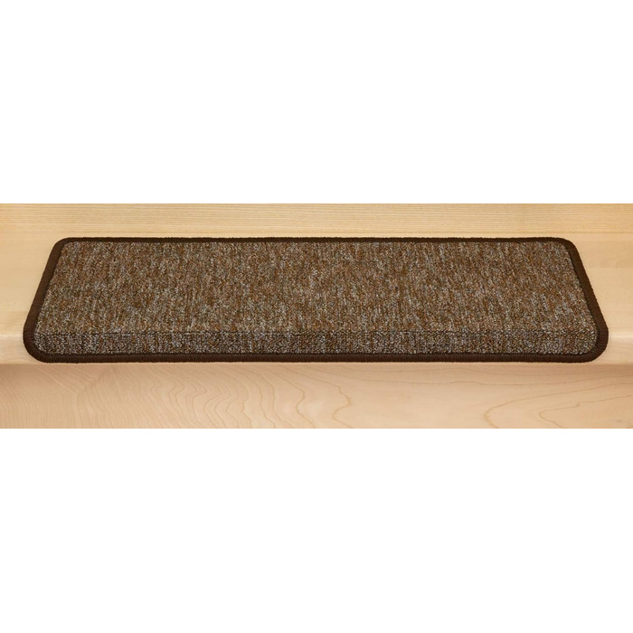 Kettelservice-Metzker Rambo Step Mats in a 15-Piece Value Pack, Half-Round, Brown