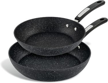 Набір сковорідок NEVERSTICK 2 шт. (24 см & 28 см), антипригарне покриття, для всіх плит (в т.ч. індукційних), PFOA-free
