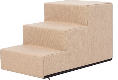 Сходинка для собак та котів Tiertreppen – пандус для маленьких собак, 4 сходинки, висота 40 см, бежевий