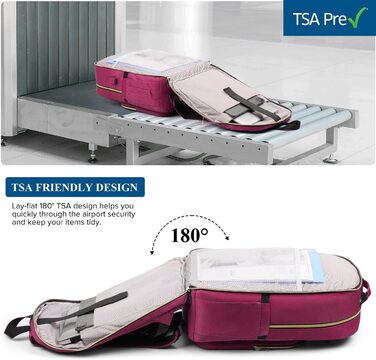 Жіночий рюкзак YAMTION: для школи, роботи, університету. USB-порт, відділення для ноутбука 17.3