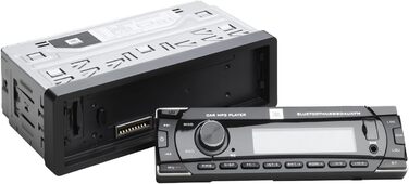 Автомобільна магнітола JBL Celebrity 100 Bluetooth, 1 DIN, 4x50Вт, без CD, FM-радіо, USB, SD, AUX, знімна панель, гучний зв'язок, Harman Kardon