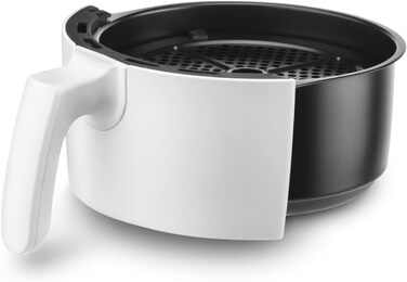 Фритюрниця Ufesa Twist з гарячим повітрям, 2л, 6 програм, 1200W, таймер, 80-200°C, без BPA, антипригарне покриття, Cool-Touch, білий, ексклюзив Amazon