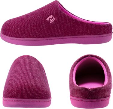 Жіночі халапи RockDove з двокольоровою підошвою з memory foam (38/39 EU, Рожевий Carmine)