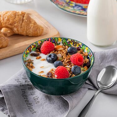 Набір керамічних мисок Vancasso SIMI (6 шт.) - миски для супу, салату, пасти, 360 мл