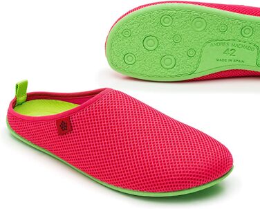 Чоловічі та жіночі тапочки Andrés Machado DYNAMIC SOMMER для дому на літо, дихаюча сітчаста структура, знімне устілка, розміри EU 37-50 (рожевий)