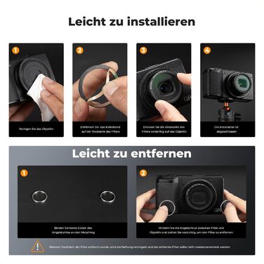 Фільтр UV K&F Concept для Ricoh GR II/III/IV/IIIx/IIIx HDF - захист об'єктива