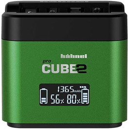Зарядний пристрій Hähnel ProCube 2 для камер Fujifilm - зарядка NP-W126S, NP-W235 з USB та AA-слотами - EU/UK/USA