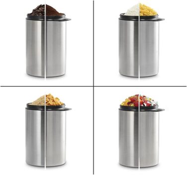 Контейнер для кави Xavax на 1 кг (з ложкою), нержавіюча сталь, герметичний, для зберігання кавових зерен