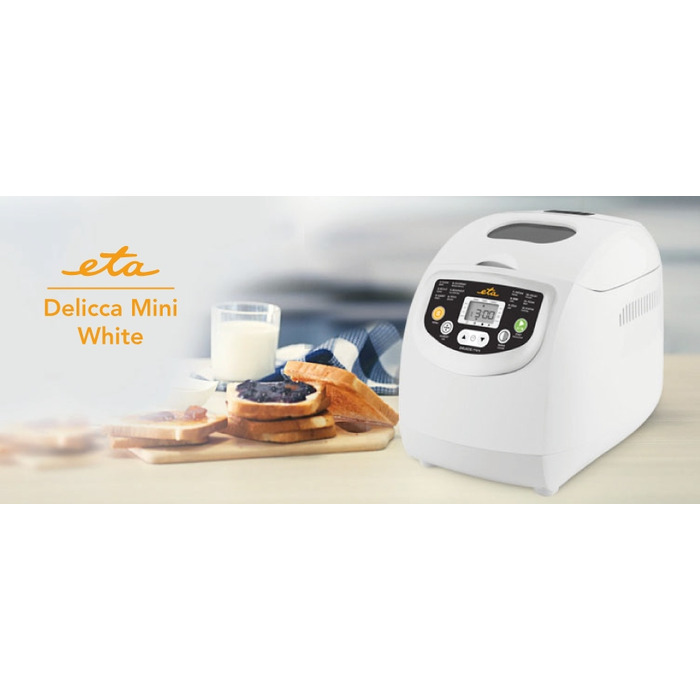Хлібопічка ETA Delicca Mini, біла, 600 Вт