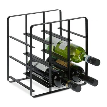 Relaxdays Metal Wine Rack for 9 Bottles