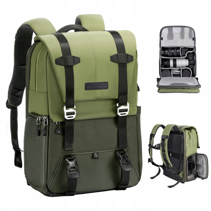 Фоторюкзак K&F Concept KF13.087AV2, зелений