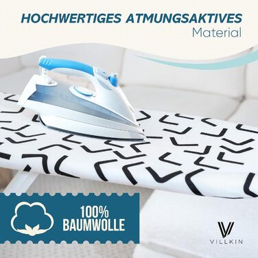 Покривало для прасувальної дошки з бавовни для парових прасок та парогенераторів (L)