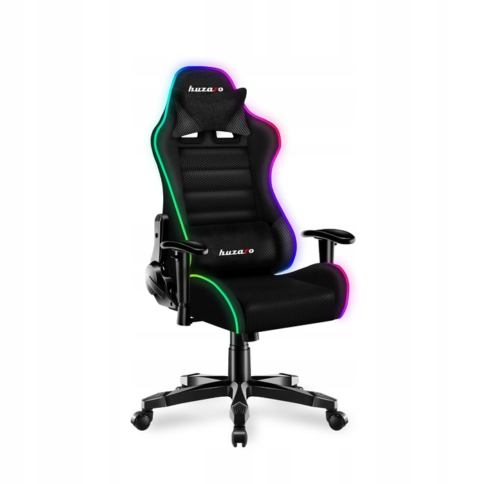 Ігрове крісло Huzaro Ranger 6.0 RGB, сітка, чорне