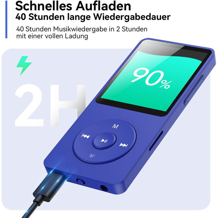 MP3 плеєр AGPTEK 32GB Bluetooth 5.3, 1.8