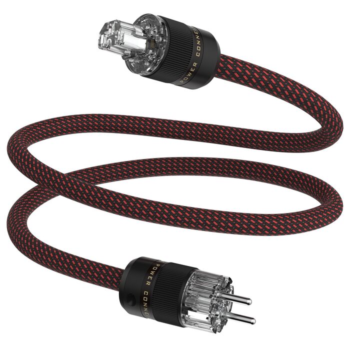 Hi-Fi мережевий кабель Tertullus High End C15 для аудіосистем, роз'єм Schuko та C15, 1м (PE)