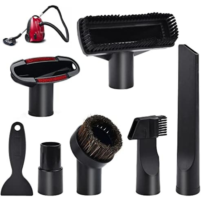 Універсальний набір насадок для пилососа 7 шт. 32-35 мм - сумісний з Kärcher, Miele, Siemens, AEG, Bosch