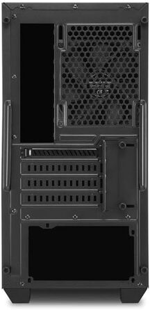 Корпус для ПК Sharkoon V1000 RGB Micro Tower, Micro-ATX, чорний (без вікна)