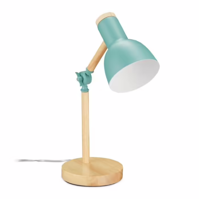 Relaxdays Adjustable Wooden Desk Lamp