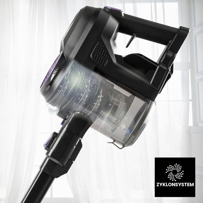 Вертикальний пилосос 3-в-1 Taurus Multiflex Hs-2900 циклонний, ручний, 600 Вт, чорний
