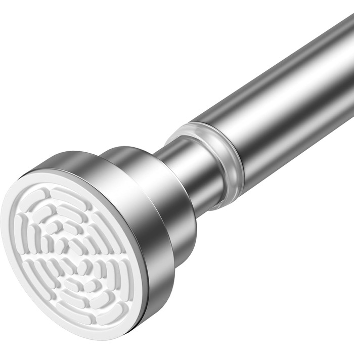 Телескопічна штанга для карнизи/душової кабіни, 79-195 см (срібна)