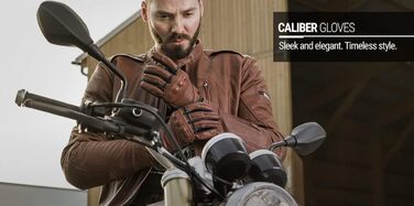 Мотоперчатки SHIMA Caliber для жінок і чоловіків, класичні, вінтажні, літні, з протекторами
