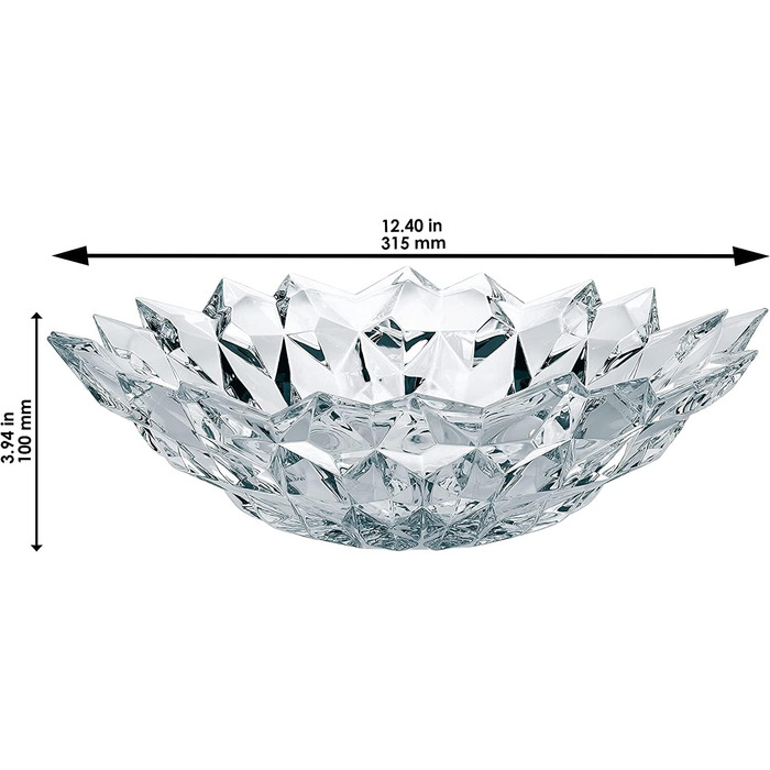 Ваза Nachtmann Quartz з кришталевого скла, 88332 – для квітів та декору столу, безпечна для миття в посудомийній машині