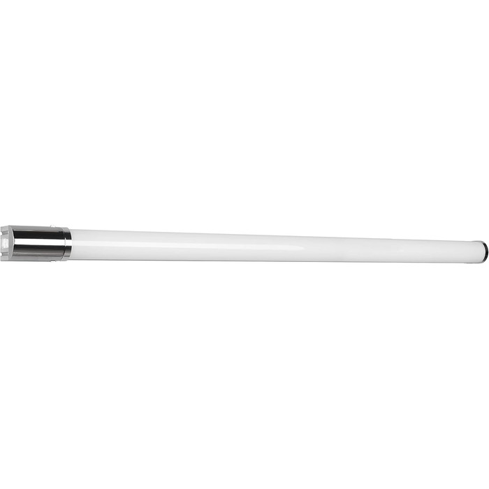 Trio Leuchten LED Bathroom Wall Light Piera 284074206, colored plastic, includes 8 Watt LED, switch, socket, (Chrome, Width 119cm)