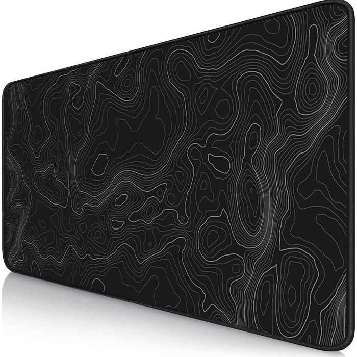 Килимок для миші ігровий XXL 900x400 мм з художнім контуром, водонепроникний, антиковзкий для ПК, MacBook, ноутбука. Підвищує точність та швидкість