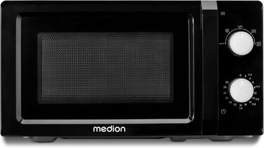 Мікрохвильова піч MEDION MD11475, 20 літрів, 700 Вт, чорна