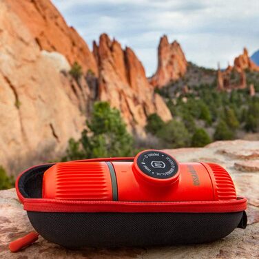WACACO Nanopresso Portable Espresso Machine, with Nanopresso S Case, Upgrade Version of Minipresso, Travel Coffee Machine, Manually Operated (New Items Lavarot)