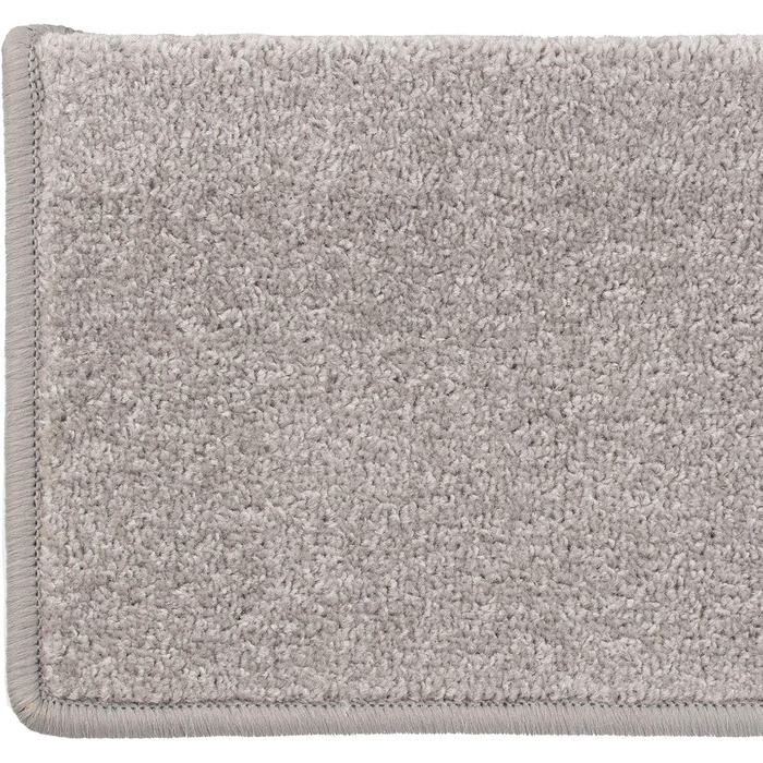 Килимок для сходин Casa Pura Dynasty Velours, 15 шт., сріблясто-сірий, самоклеючий