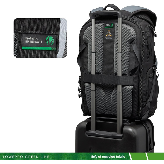 Lowepro ProTactic 350 AW II: Модульний рюкзак для фото- та дронових аксесуарів, сумісний з MacBook 13