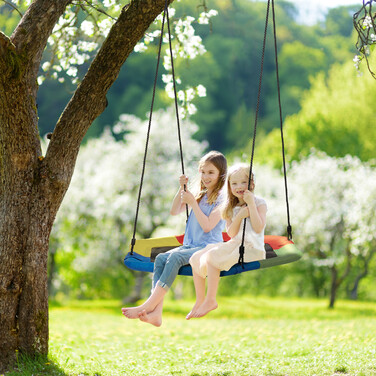 Relaxdays Colorful Bird Nest Swing