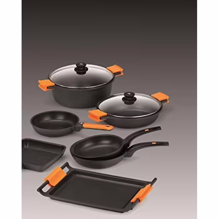 BRA Efficient | Frying Pan, Black, 16 cm, suitable for all kitchen types including induction, PFOA-free, aluminum