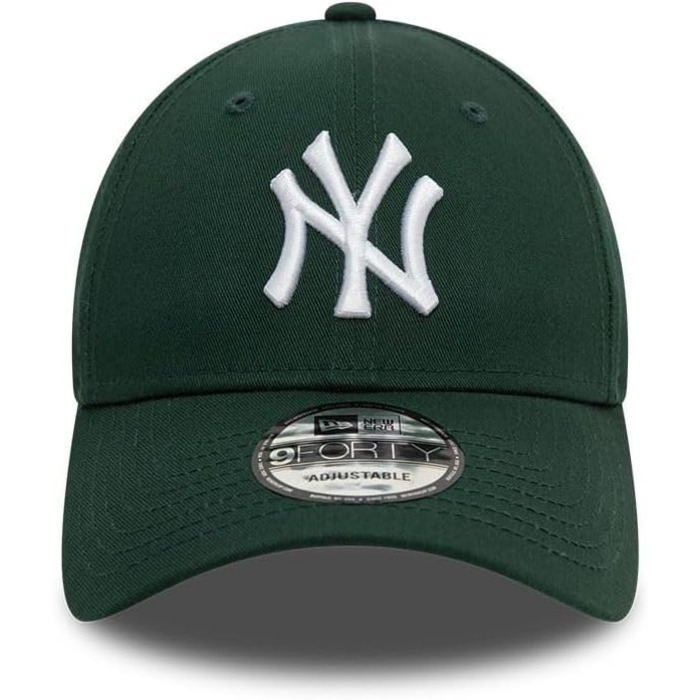 Кепка New Era New York Yankees MLB League Essential Зелено-Біла Регульована 9Forty - Оверсайз