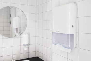 Tork Dispenser for Z-Fold Towels White H3, Elevation Design, 553000