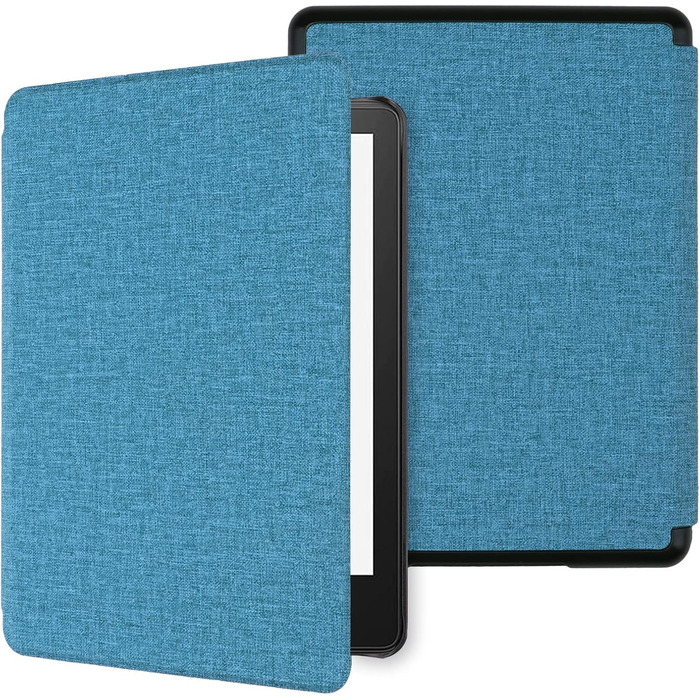 Чохол WALNEW для Kindle Paperwhite 11-го покоління (6.8 дюймів), синій, з функцією авто-сон/пробудження