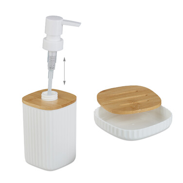 Relaxdays 6-Piece Bathroom Set