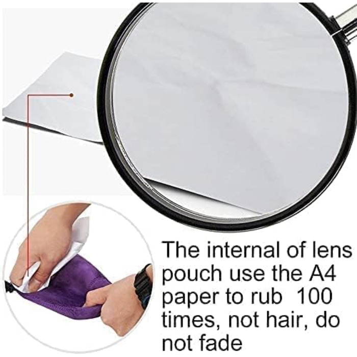 Набір чохлів для об'єктивів Cwatcun з неопрену (4 шт.) - для Canon, Nikon, Sony, Pentax, Panasonic, Fuji, Tamron, Sigma