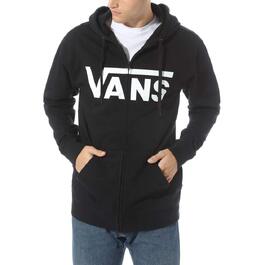 Чоловіча толстовка на блискавці Vans Classic Zip Hoodie 2020 чорна/біла, розмір S