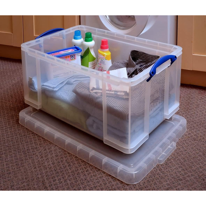 Really Useful Box 3 x 48 Liter - 60 x 40 x 31.5cm - transparent
