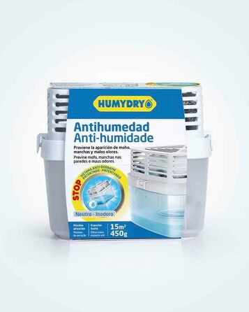 Осушувач повітря HUMYDRY Premium 3 шт. по 450 г для середніх приміщень, захист від вологи, конденсату та плісняви