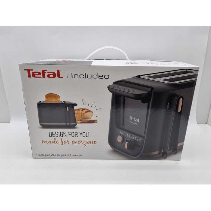 Тостер Tefal TT533811, чорний, 850 Вт