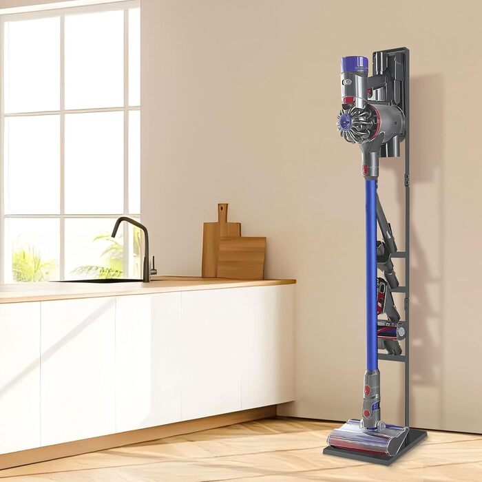 Підставка для пилососа OUTBROS сумісна з Dyson Gen5 V15s V15 V12 Slim V11 V10 V8 V7 V6, металева, без свердління, чорна