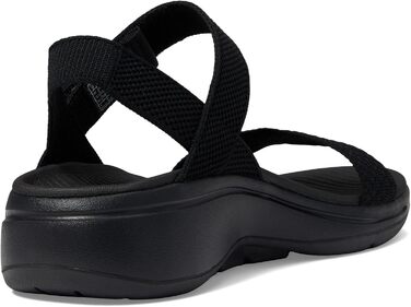 Сандалі жіночі Skechers Go Walk Arch Fit - Чорні текстильні, 38 EU