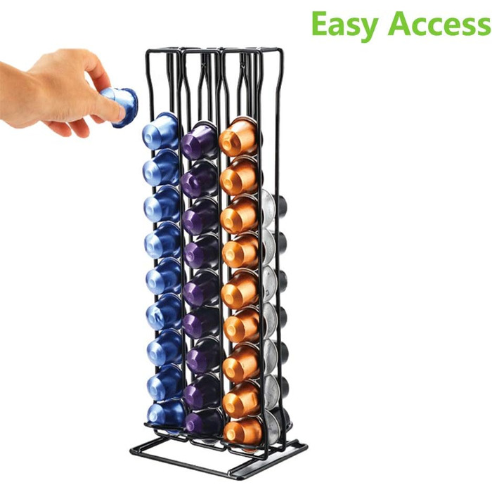 Тримач для капсул Nespresso (60 шт) - металевий підставка для кавових капсул