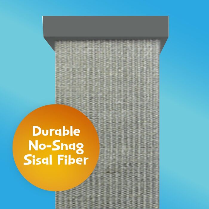 SmartCat Pioneer Pet Ultimate Cat Scratching Post, Grey, 32 Inch (Pack of 1)